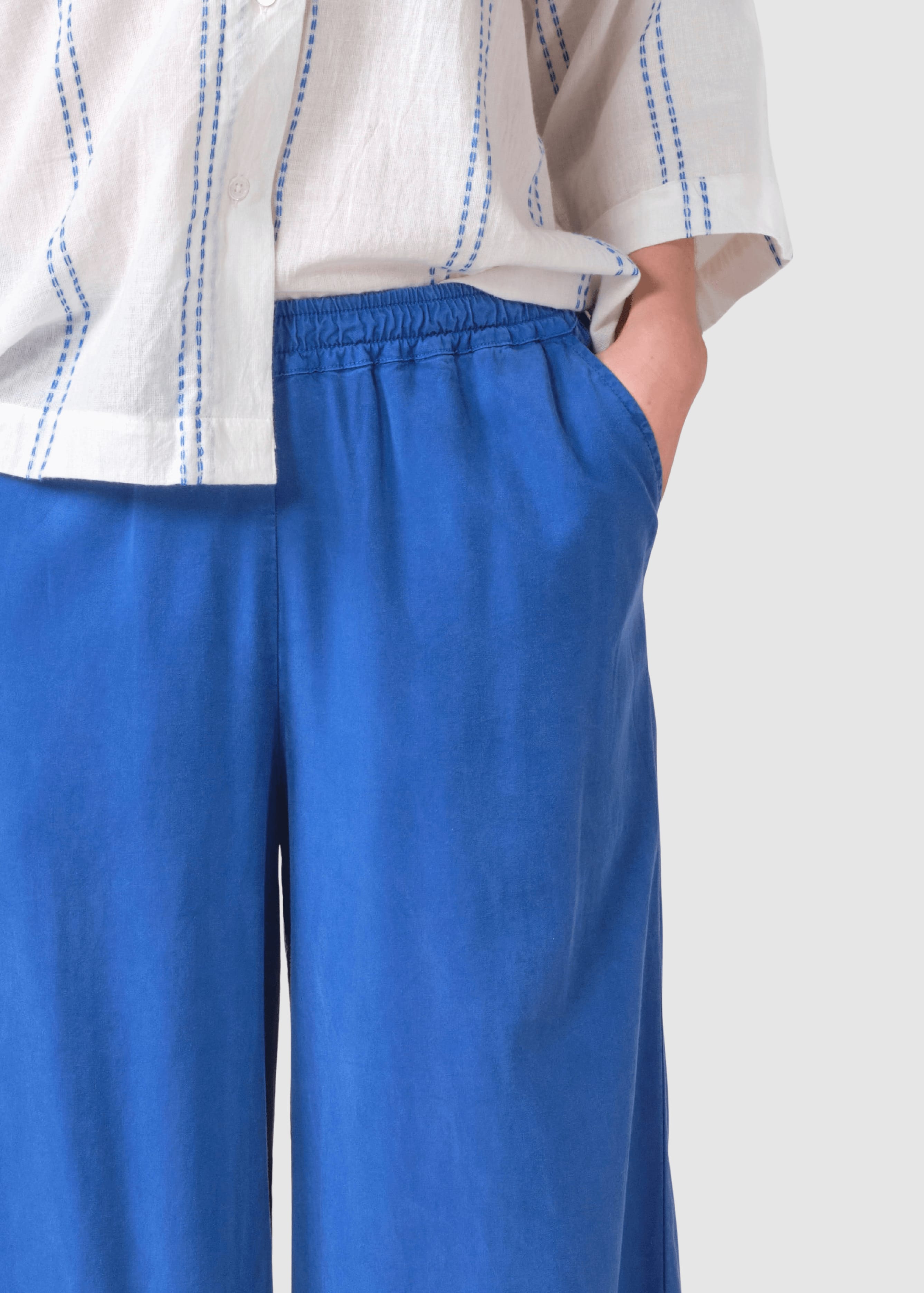 Kaja Lyocell Pants Surf Blue Kaja Lyocell Pants Surf Blue