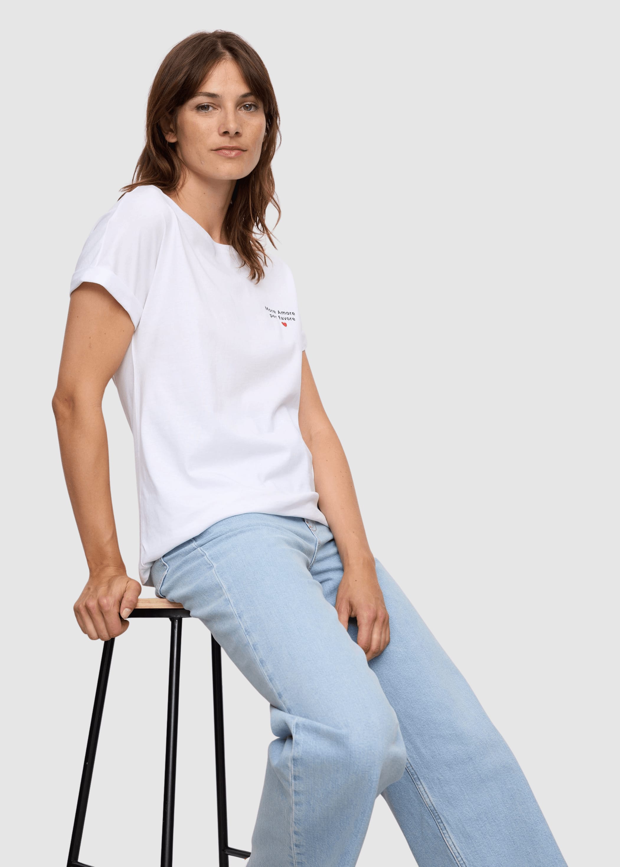 T-Shirt Cayenne More Amore White T-Shirt Cayenne More Amore White