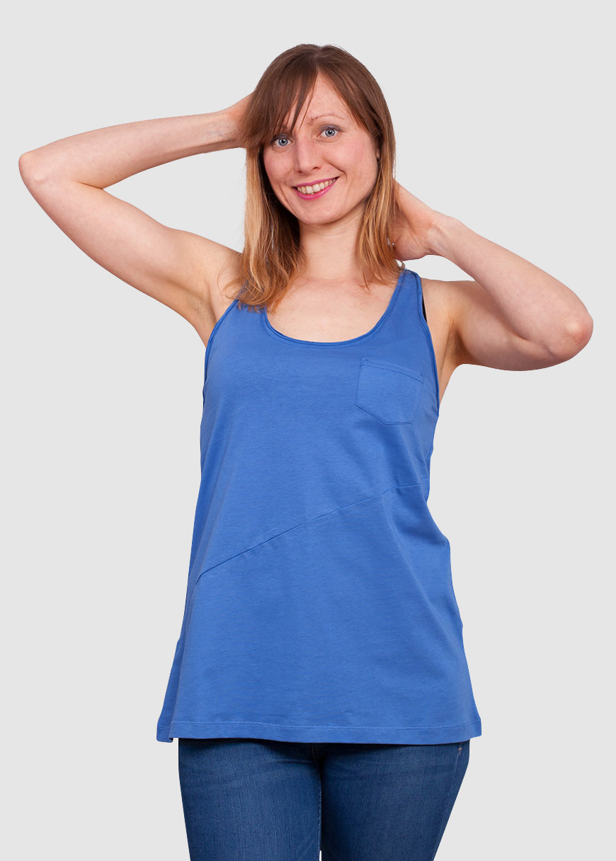 Top Vigo Ocean Blue Top Vigo Ocean Blue
