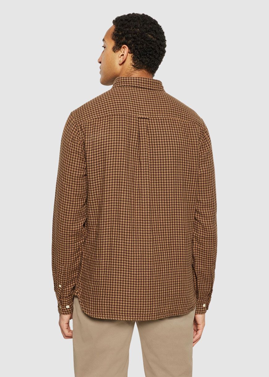 Regular Fit Double Layer Checkered Shirt Regular Fit Double Layer Checkered Shirt