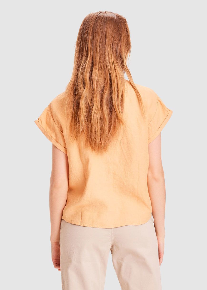Aster Fold Up Short Sleeve Linen Shirt Aster Fold Up Short Sleeve Linen Shirt