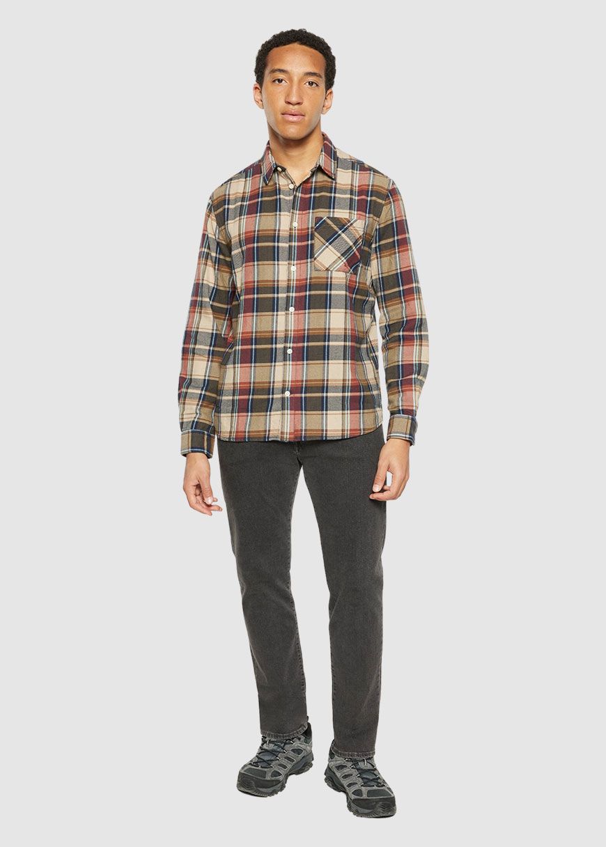 Regular Light Flannel Checkered Shirt Regular Light Flannel Checkered Shirt