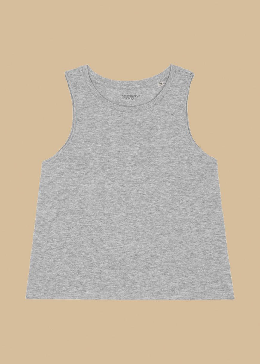 Cropped Oversized Tanktop Woman Cropped Oversized Tanktop Woman