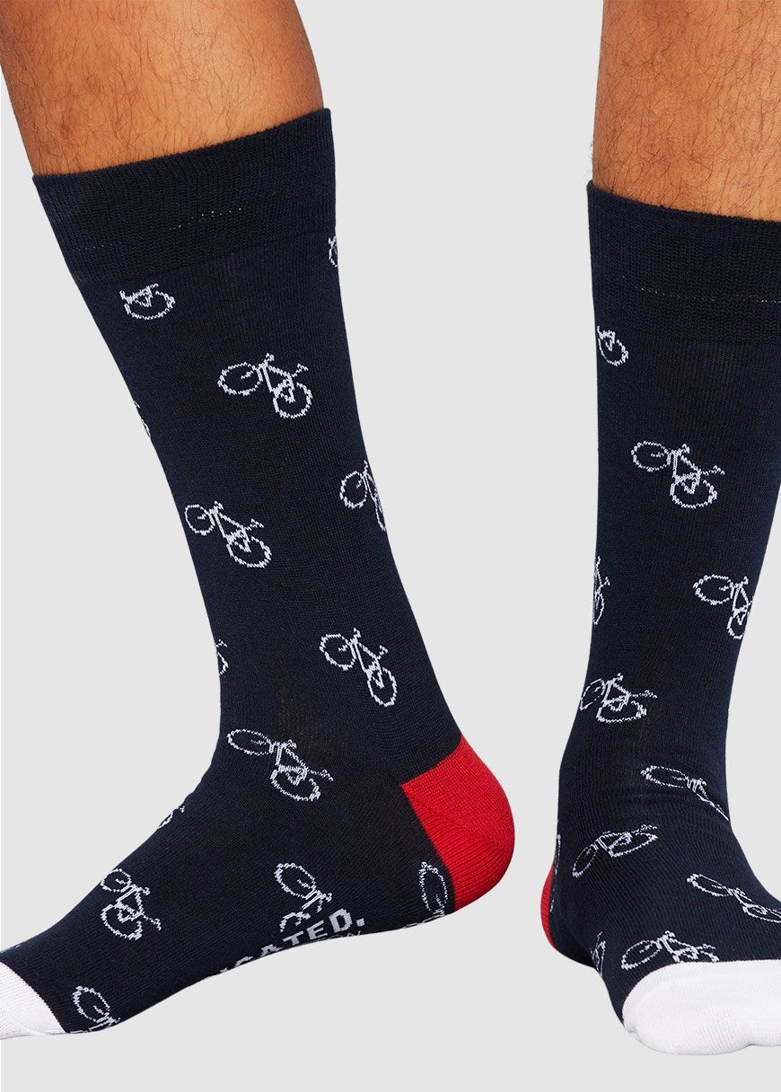Socks Sigtuna Bike Pattern Socks Sigtuna Bike Pattern