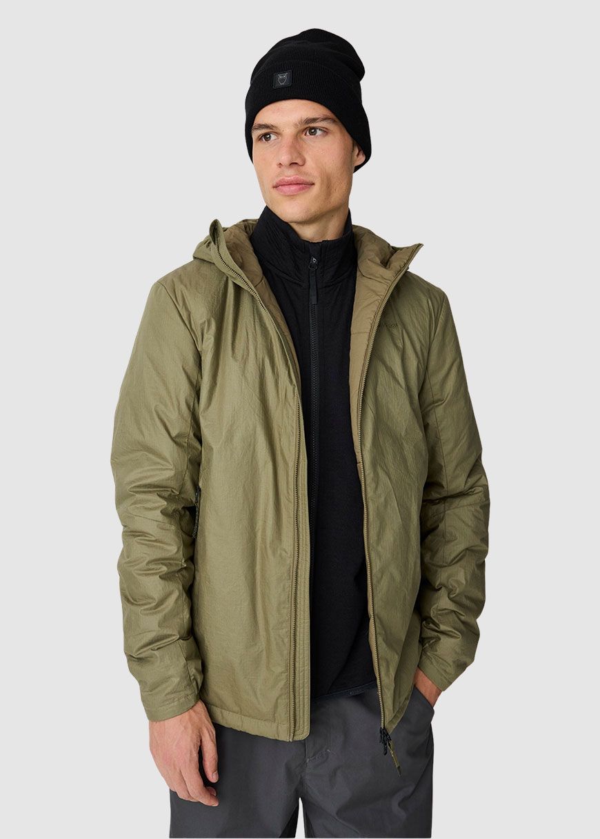 knowledge_cotton_apparel_vent_ripstop_140_wool_insulation_jacket_AW_25_KCA_1060066_1068_Burned_Olive_2_51ea498673 Vent Ripstop 140 Wool Insulation Jacket