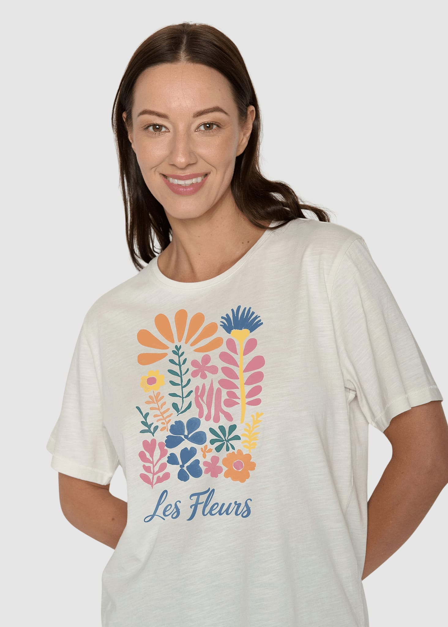 Les Fleurs Nova T-Shirt Moonstone Les Fleurs Nova T-Shirt Moonstone