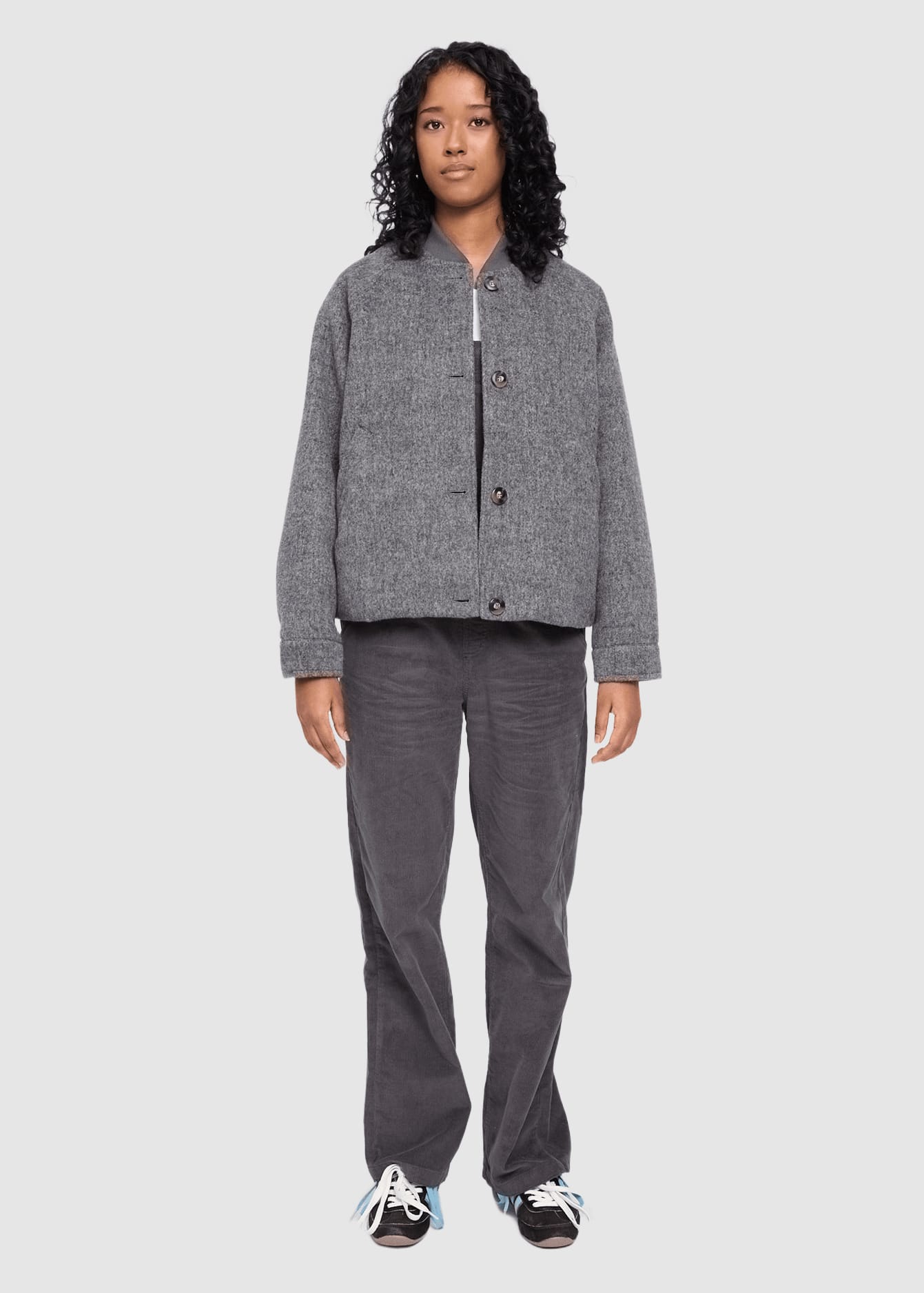 mazine-wool-bomber-anthracite-melange-5.jpeg Vegan Wool Bomber Anthracite Melange