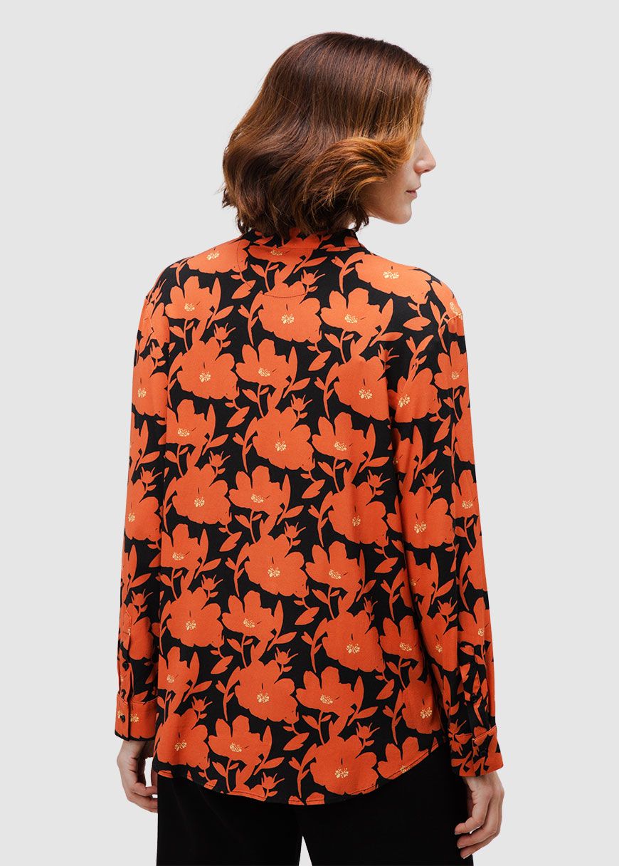 Big Flowers New Boho Blouse Big Flowers New Boho Blouse