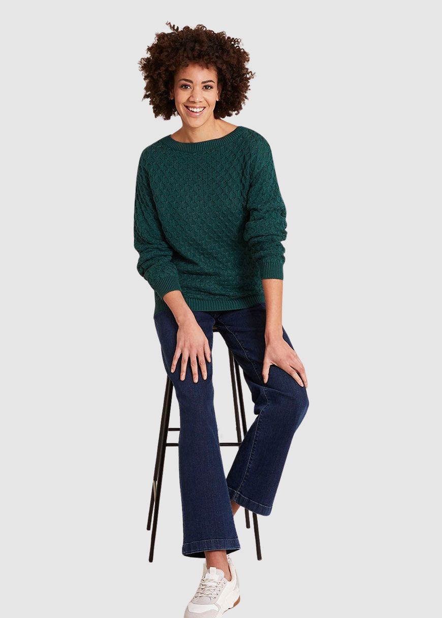 Gemusterter Strickpullover Gemusterter Strickpullover