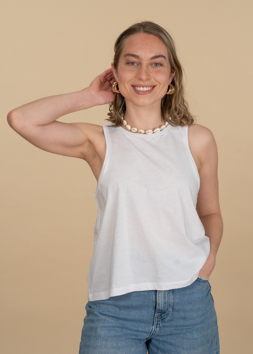 Cropped Oversized Tanktop Woman