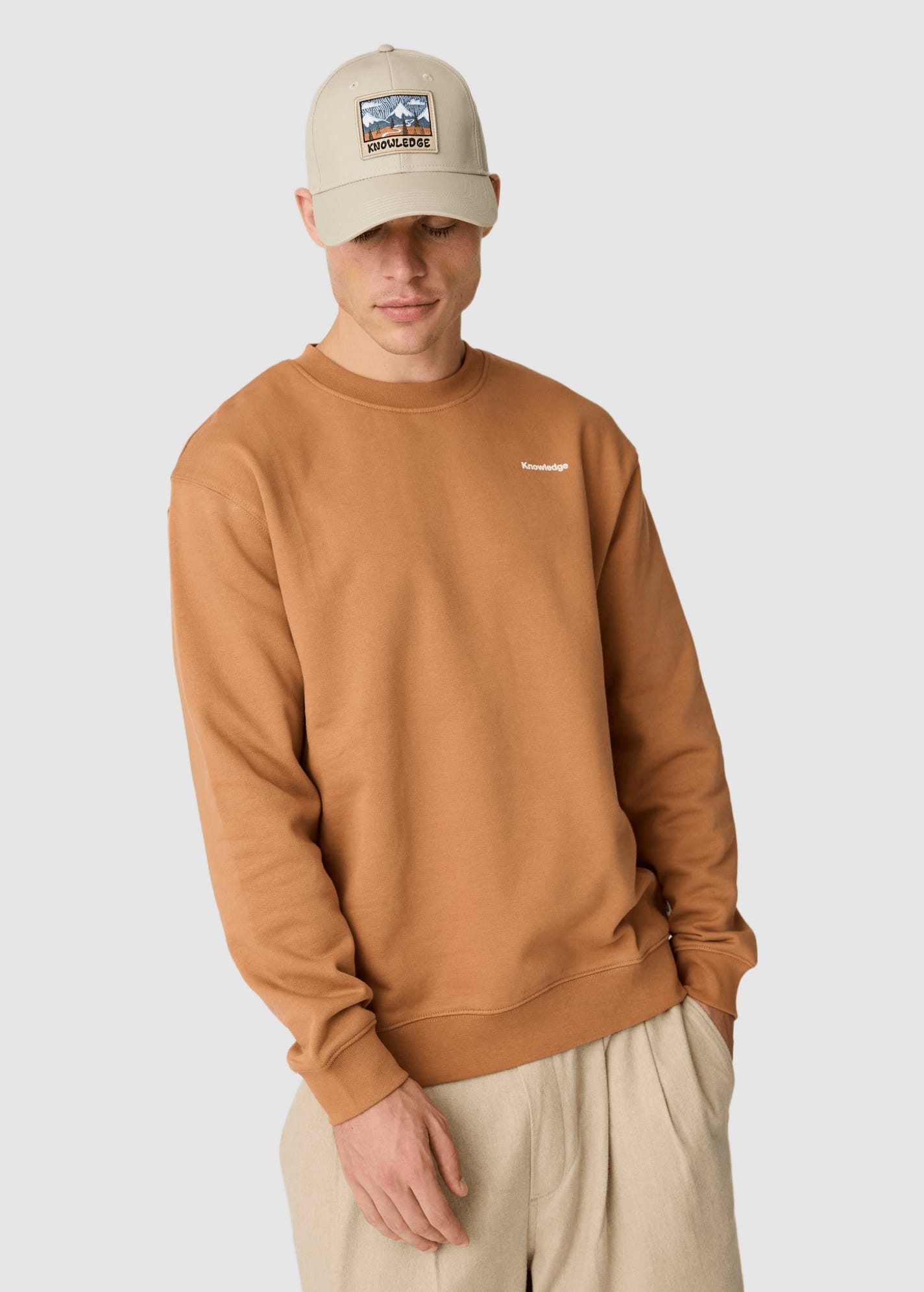 Relaxed Printed Crew Neck Lion