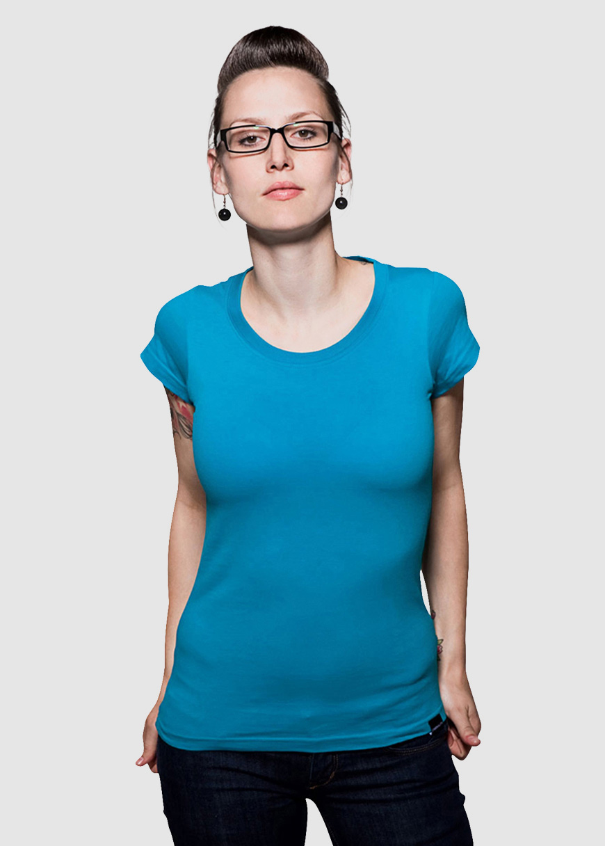 T-Shirt Rundausschnitt Petrol T-Shirt Rundausschnitt Petrol