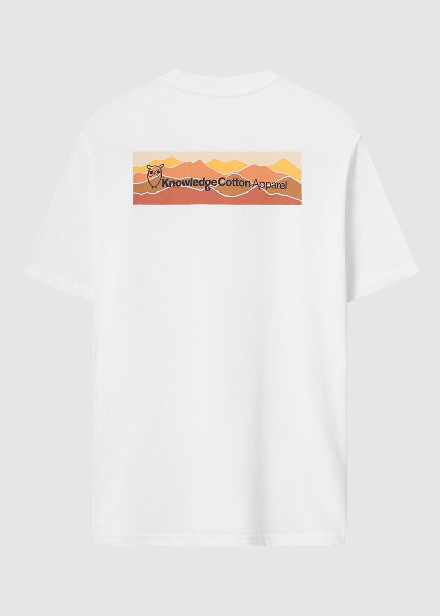 Regular Trademark Mountain Back Printed T-Shirt