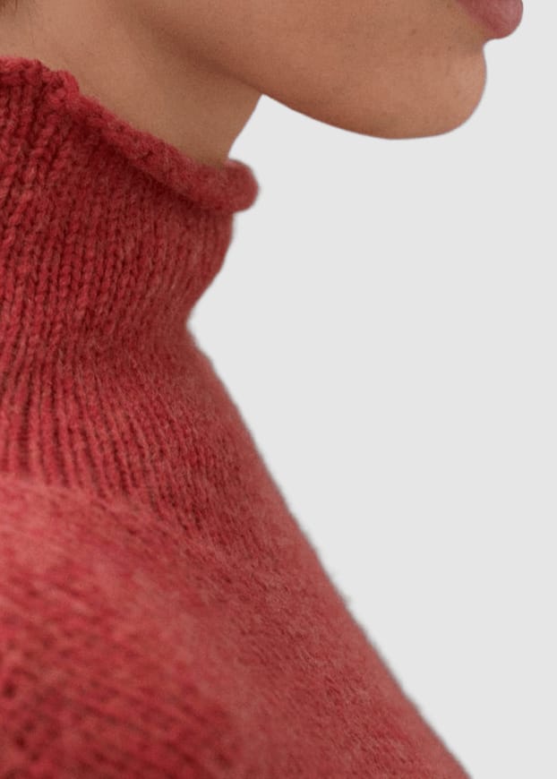 Kira Knit Woman Dark Orange
