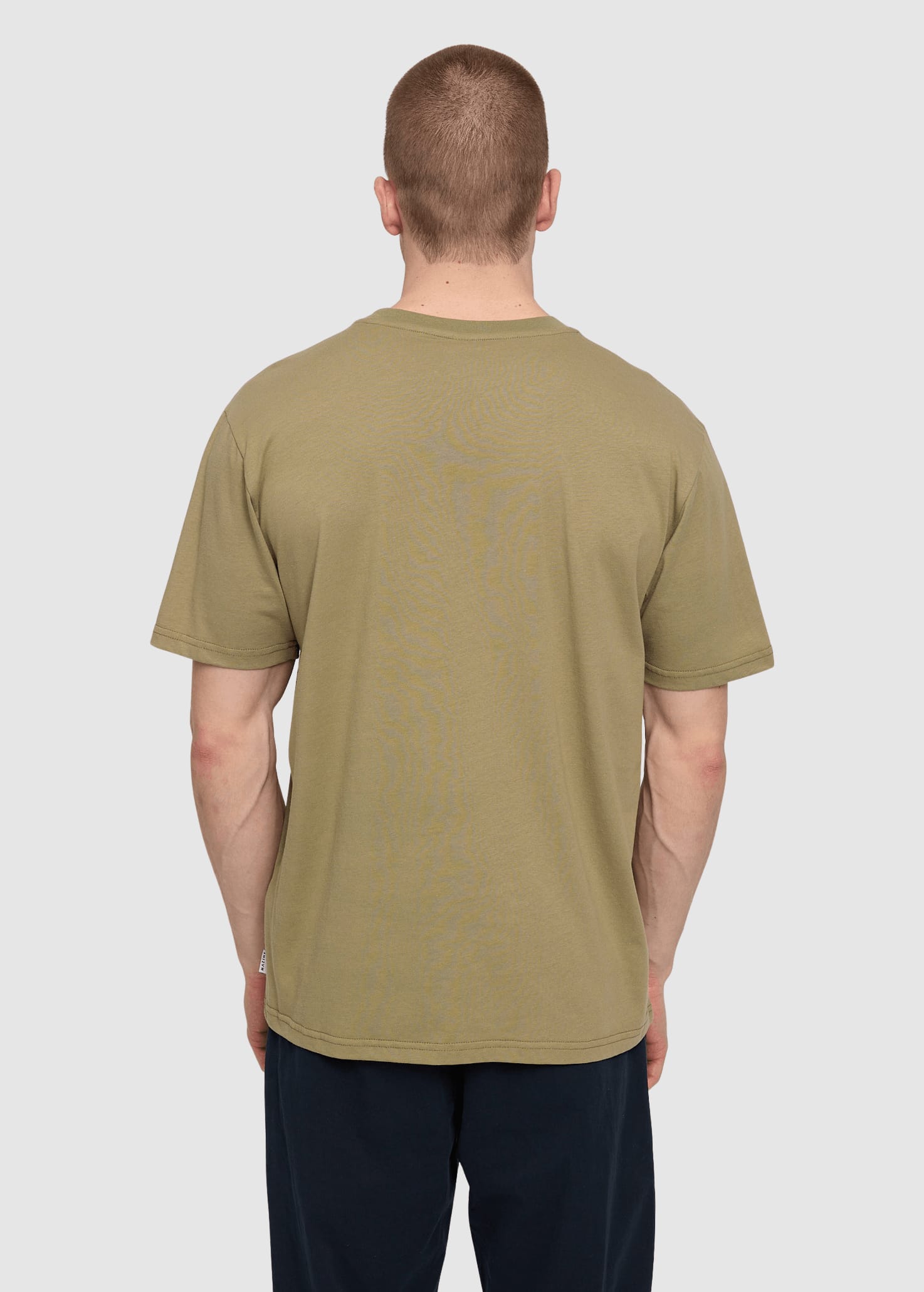 Chest Print T-Shirt Olive