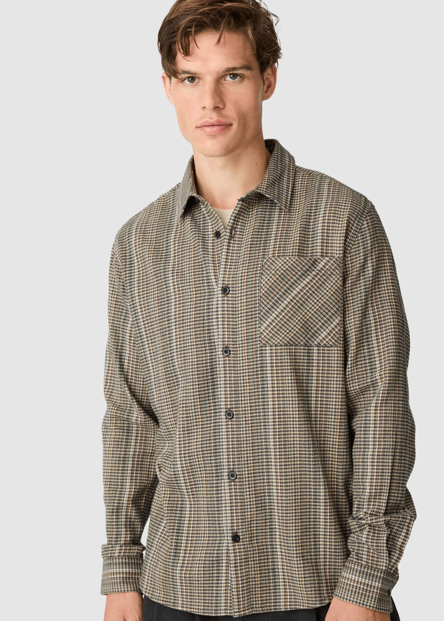 knowledge-cotton-apparel-dune-regular-check-shirt-multi-check-6.jpeg Dune Regular Check Shirt Multi Check