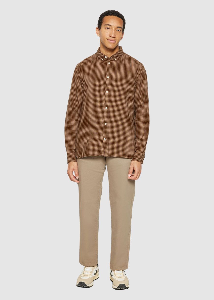 Regular Fit Double Layer Checkered Shirt Regular Fit Double Layer Checkered Shirt