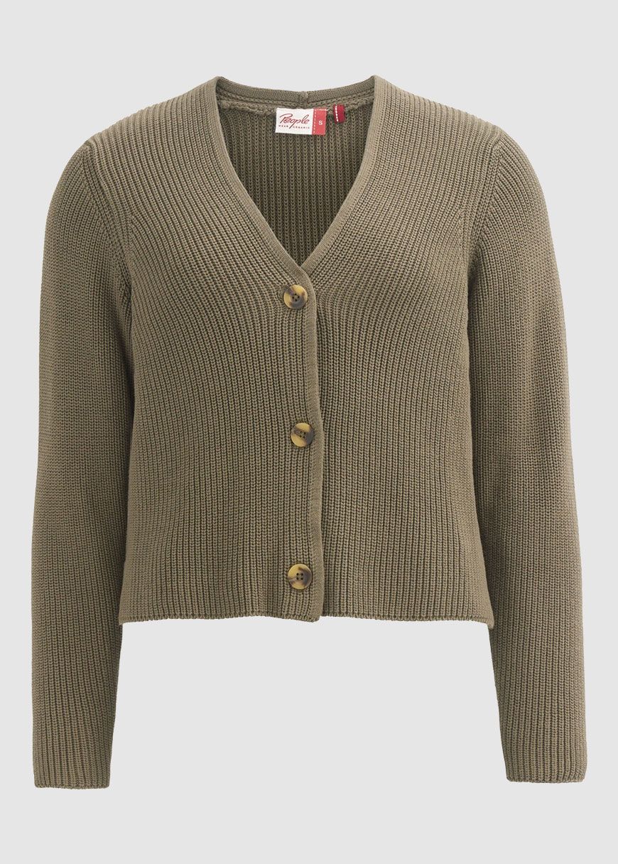 Rippstrick Strickjacke Rippstrick Strickjacke