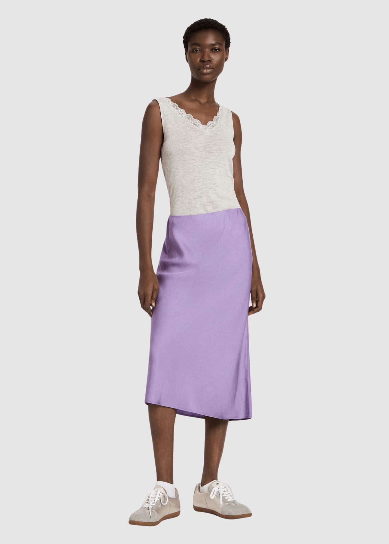 Midirock Aus Tencel Purple Haze