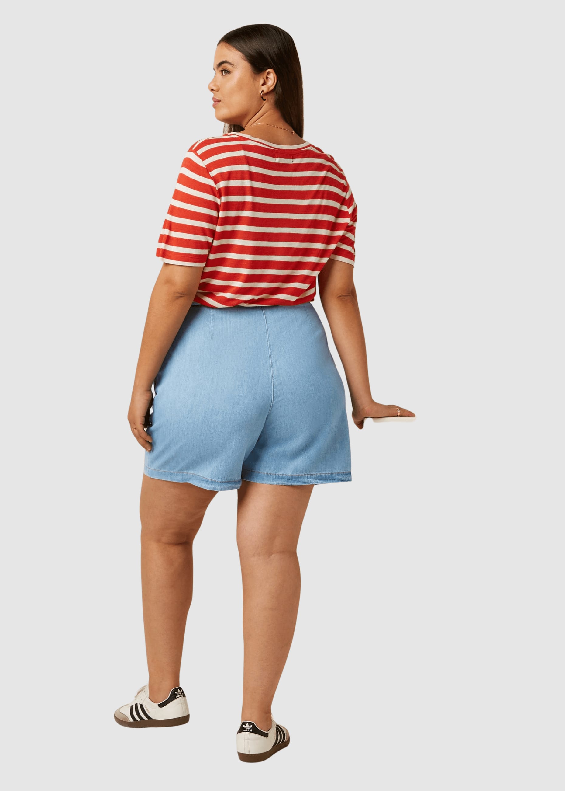 Marnie Shorts Festa Light Denim Blue Tint Marnie Shorts Festa Light Denim Blue Tint