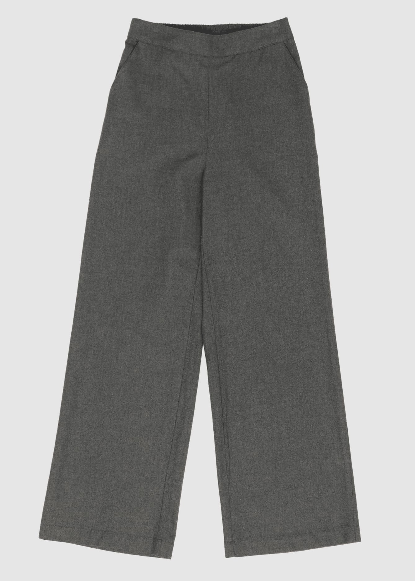 mazine-wide-leg-flannel-pants-anthracite-melange-6.jpeg Wide Leg Flannel Pants Anthracite Melange
