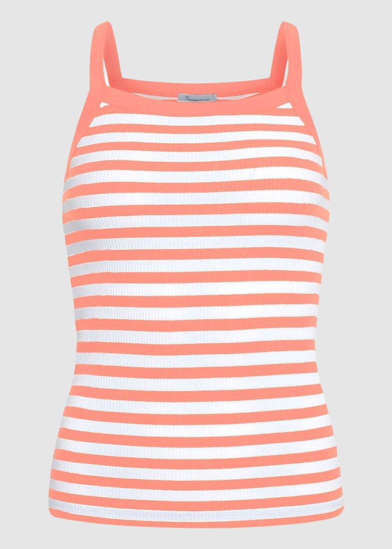Rose Strap Top Striped