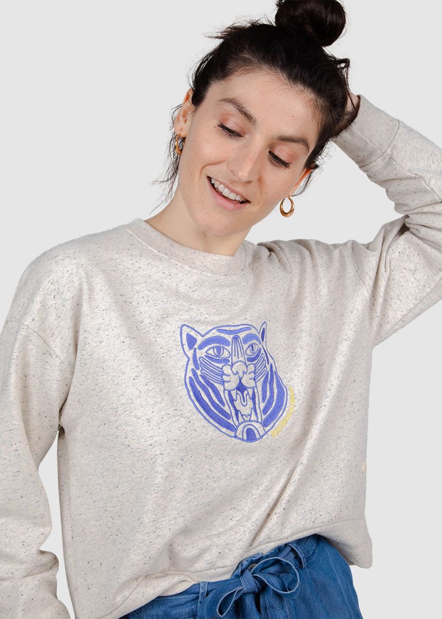 Tiger Rounded Sweatshirt