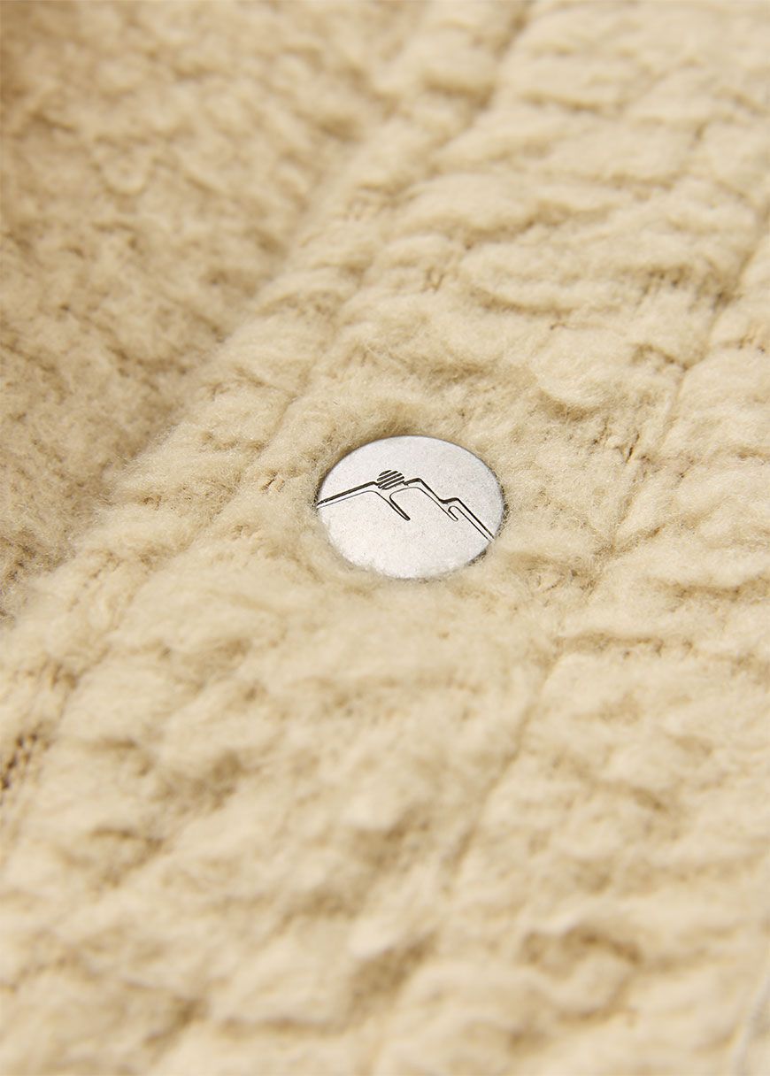 Rappel Recycled Sherpa Oversized Shirt