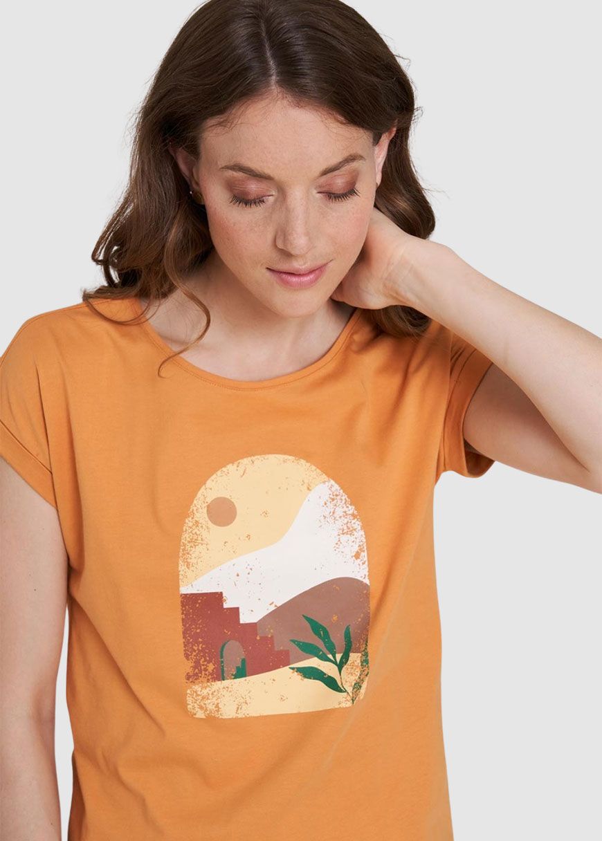 T-Shirt mit Sommerprint