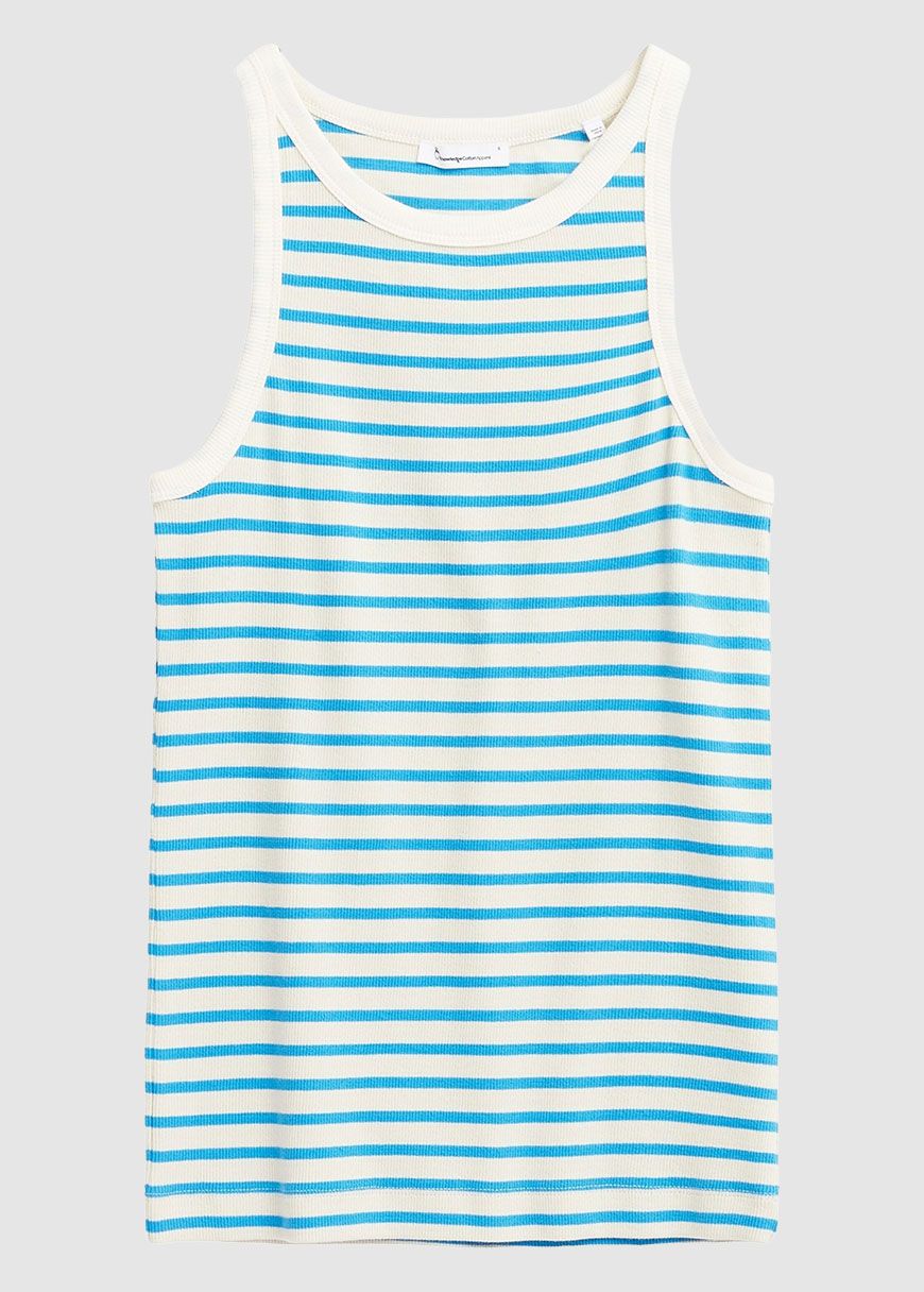 Striped Racer Rib Top Striped Racer Rib Top