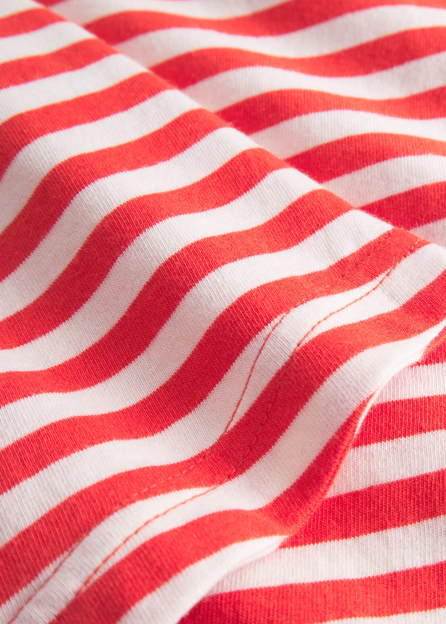 Top Namsos Stripes Grenadine Red