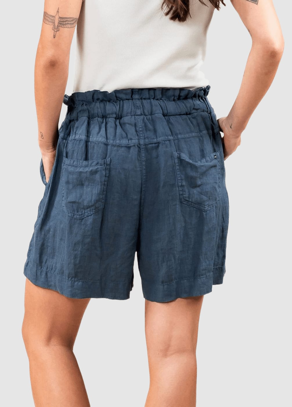 Chloe Linen Short Vintage Grey Chloe Linen Short Vintage Grey