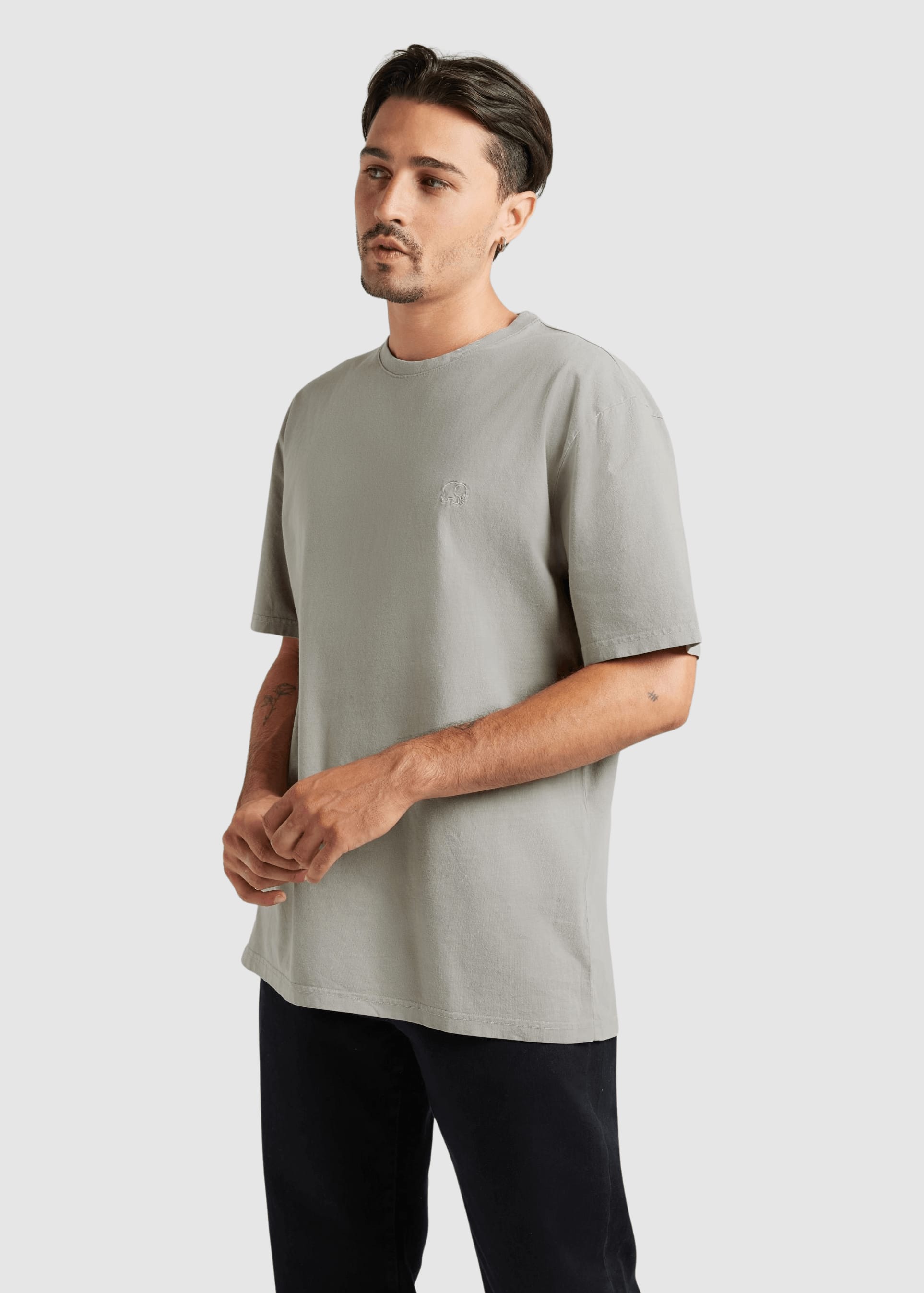 Essential Sunwashed T-Shirt Natural Gray Grey