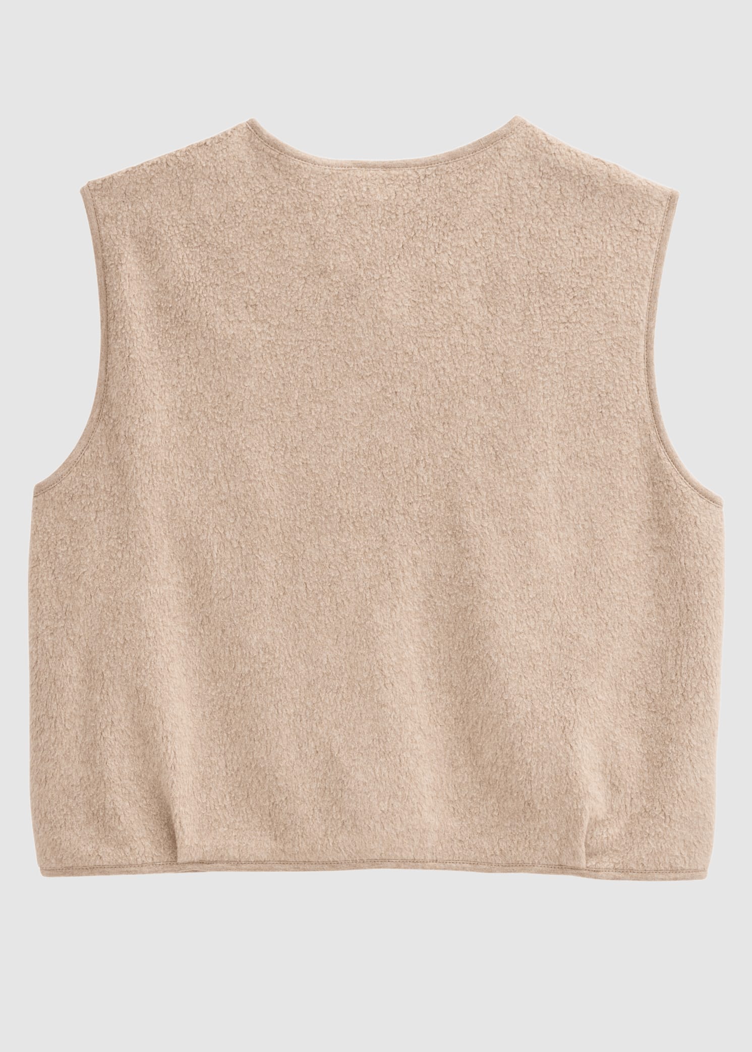 people-wear-organic-fleece-weste-dunkelsand-m-lange-2.jpeg Fleece-Weste Dunkelsand Mélange