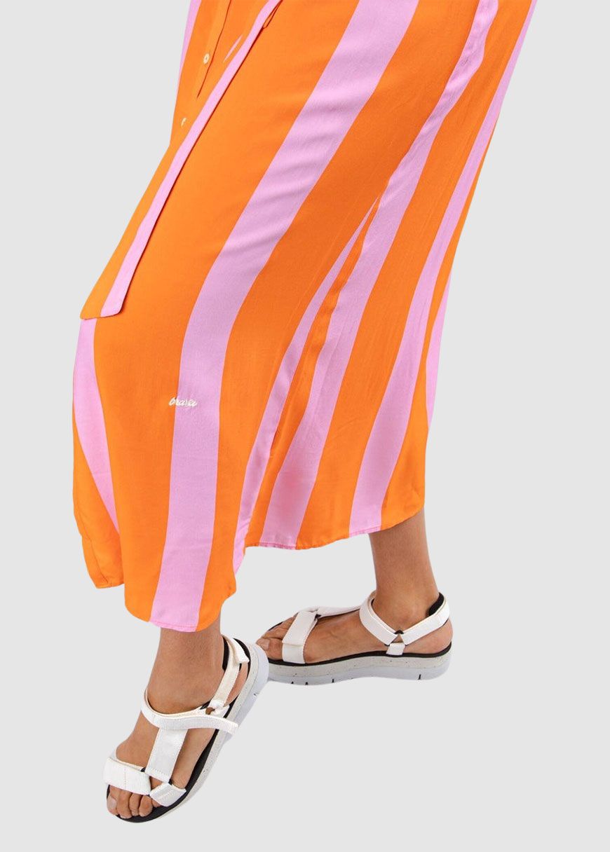 Color Block Strap Dress
