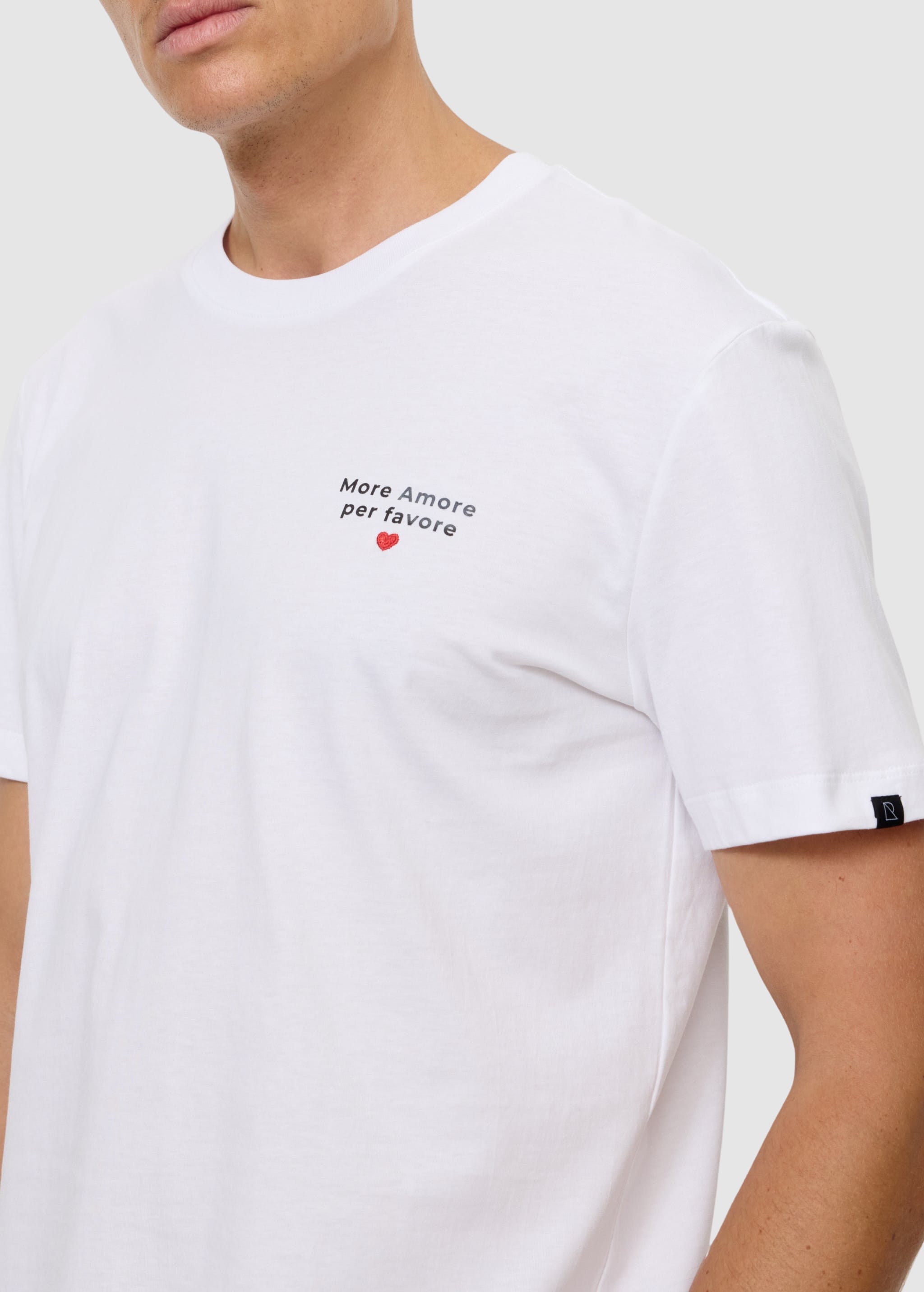 T-Shirt Agave More Amore White T-Shirt Agave More Amore White