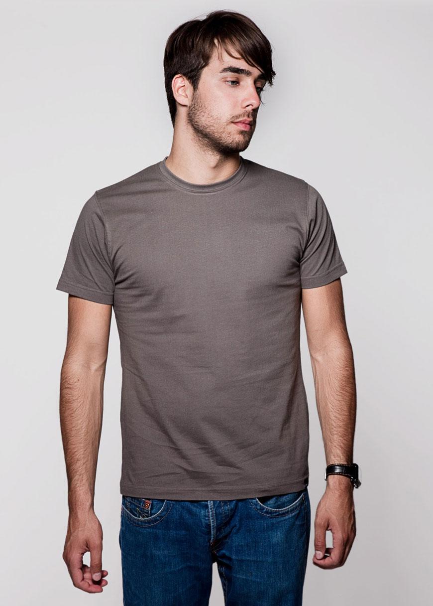 1fairtrade_basic_shirt_dark_grey_man6 T-Shirt Dark Gull