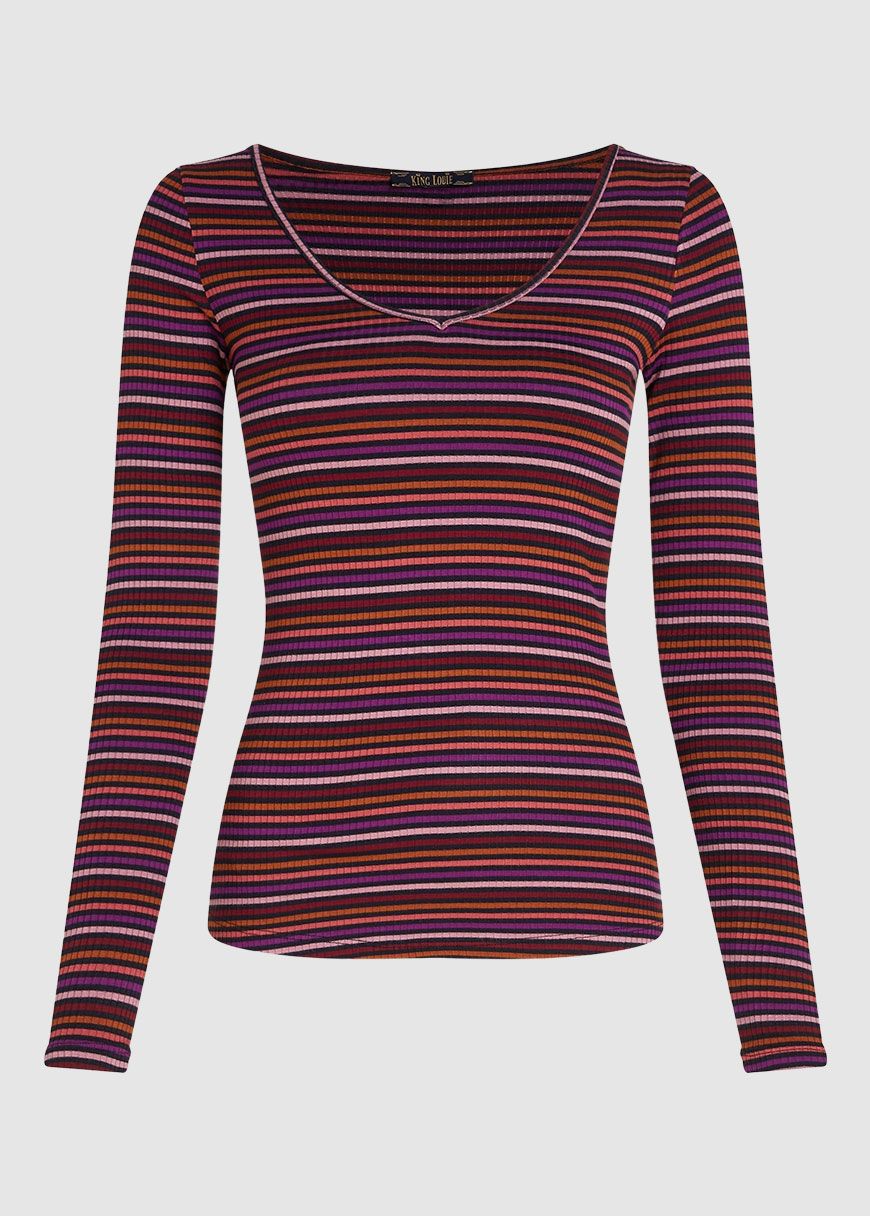Carice V Top Rolla Stripe Carice V Top Rolla Stripe