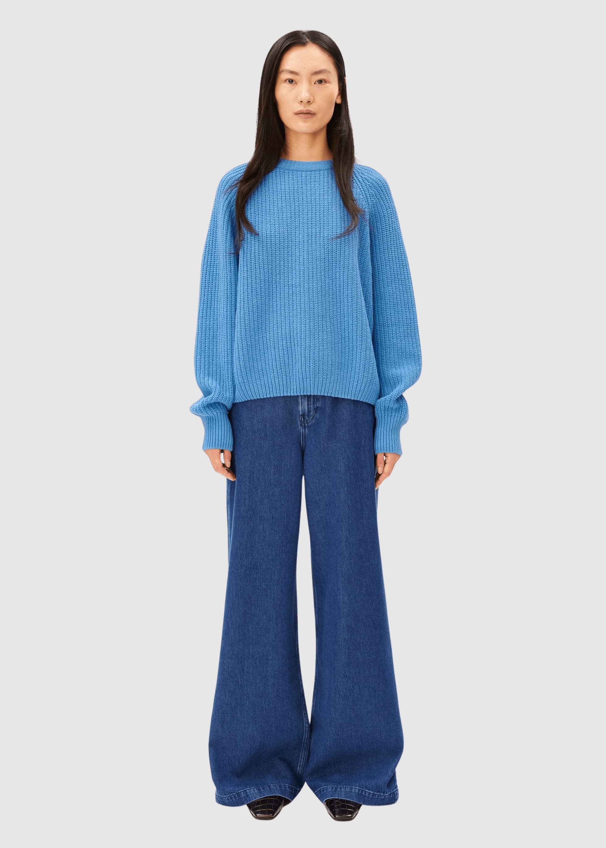 Rib Knit Sweater Skylight