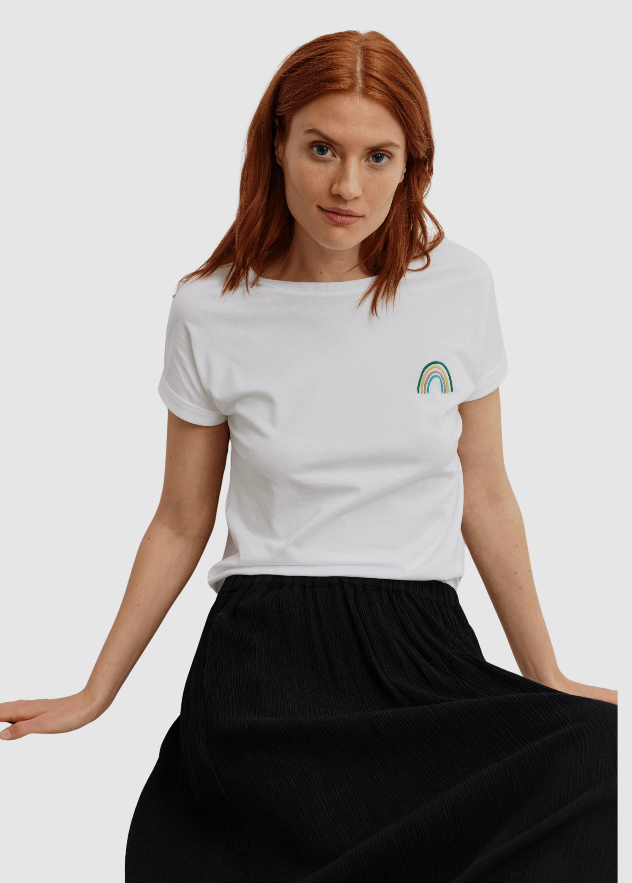 Skirt Peach Black