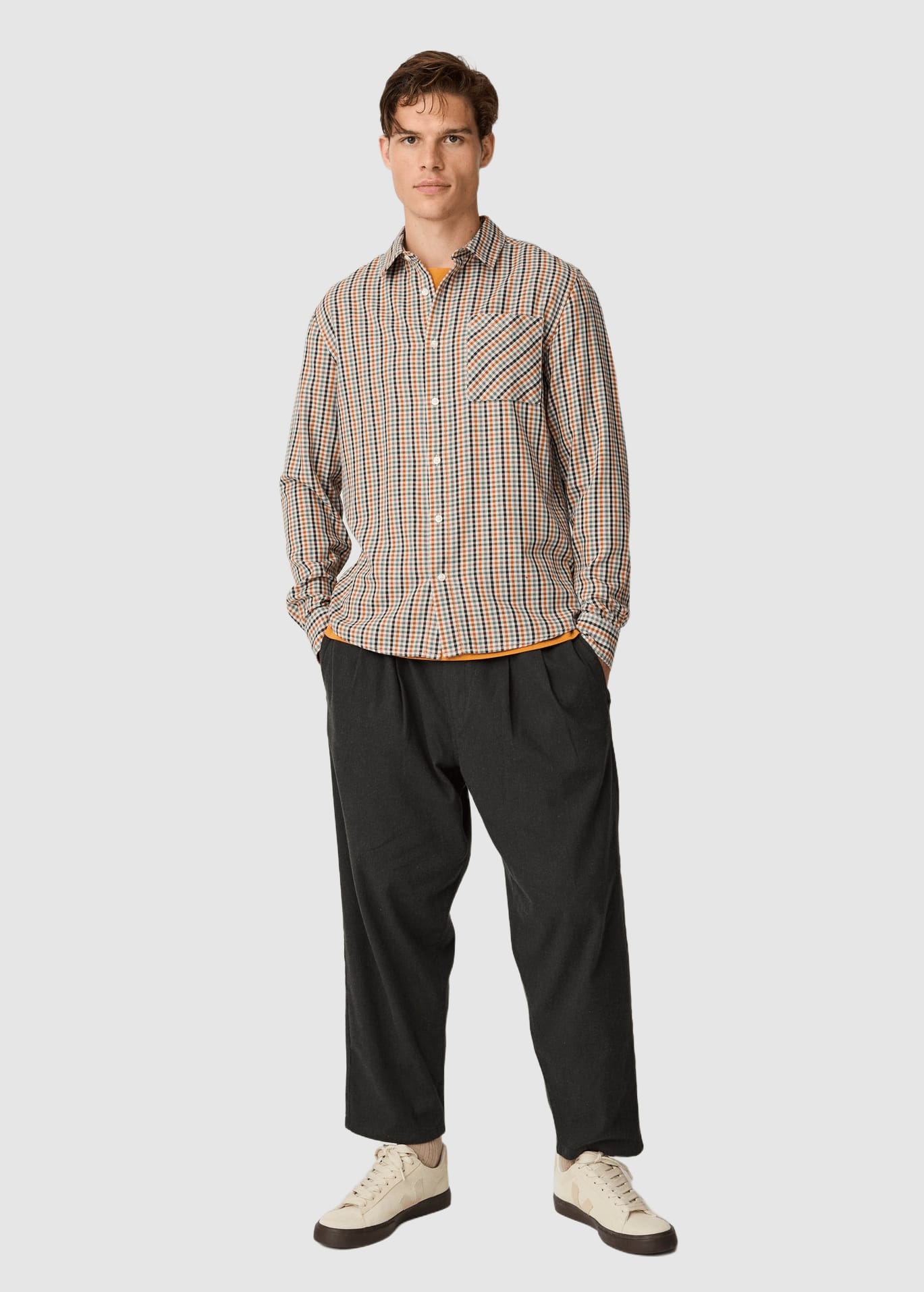 knowledge-cotton-apparel-dune-regular-check-shirt-multi-check-5.jpeg Dune Regular Check Shirt Multi Check