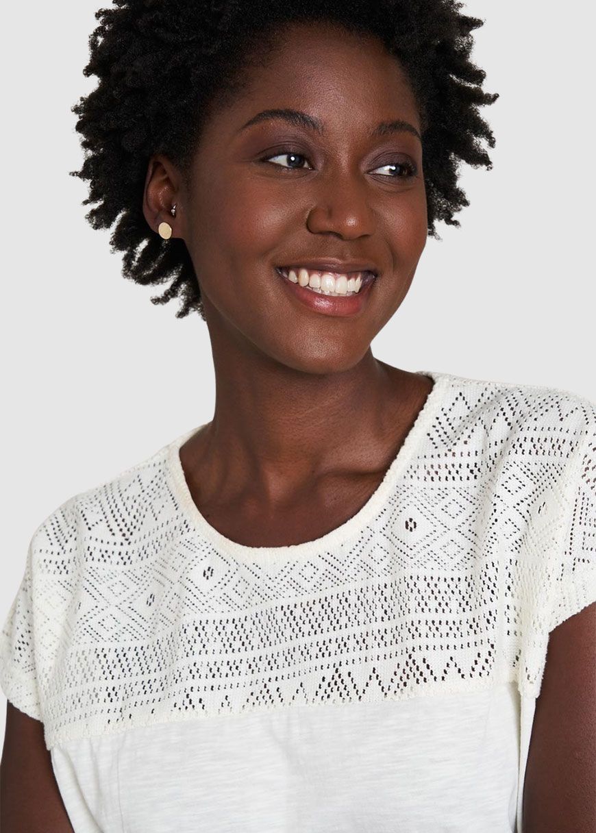 Shirt mit Spitzendetails Shirt mit Spitzendetails