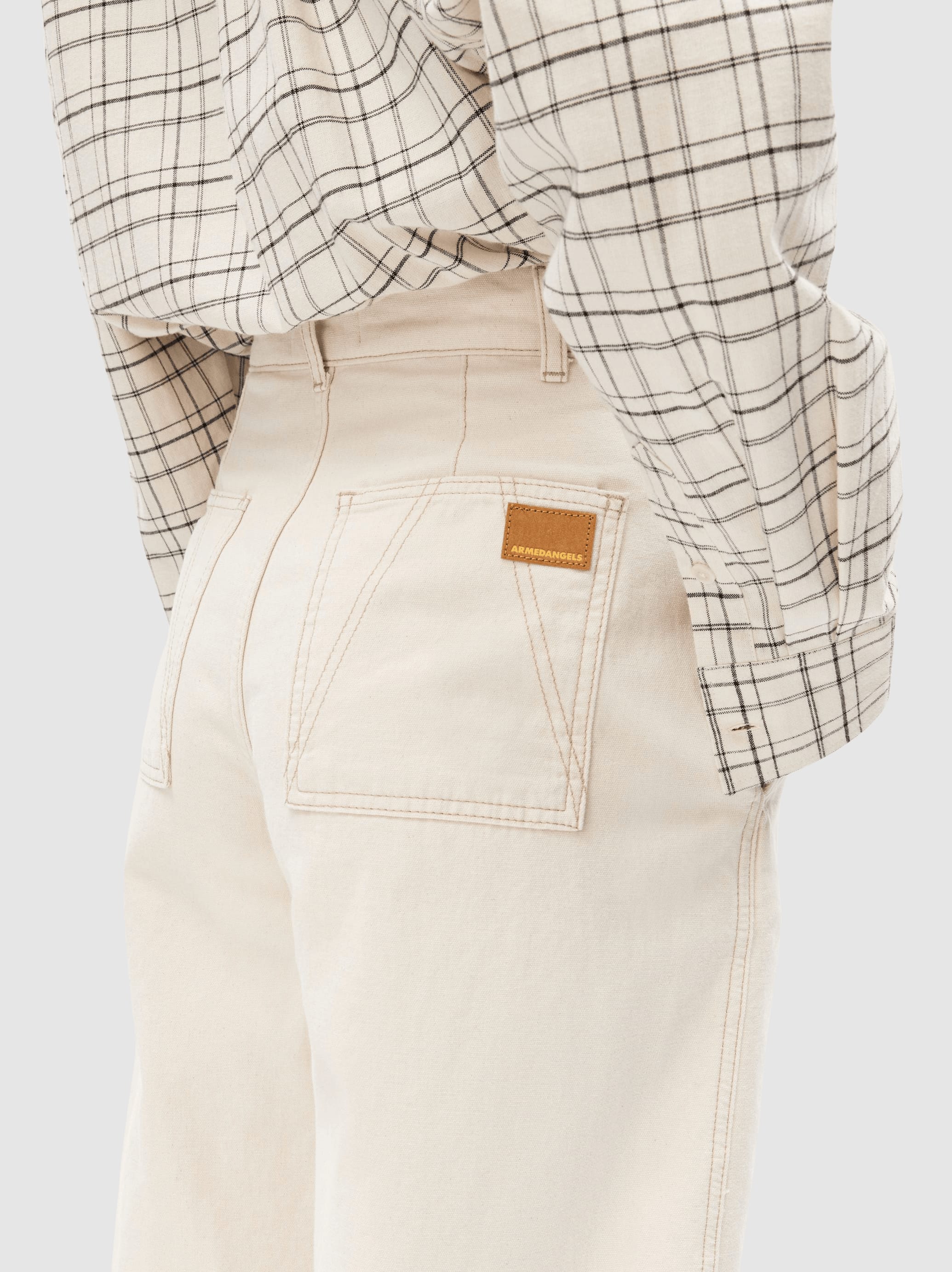 Workwear Canvas Barrel Pant Undyed