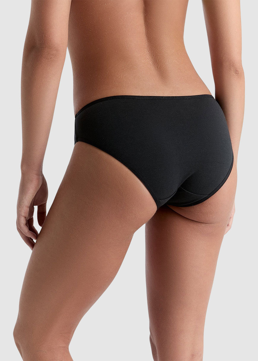 Klassische Damenslips Schwarz Klassische Damenslips Schwarz