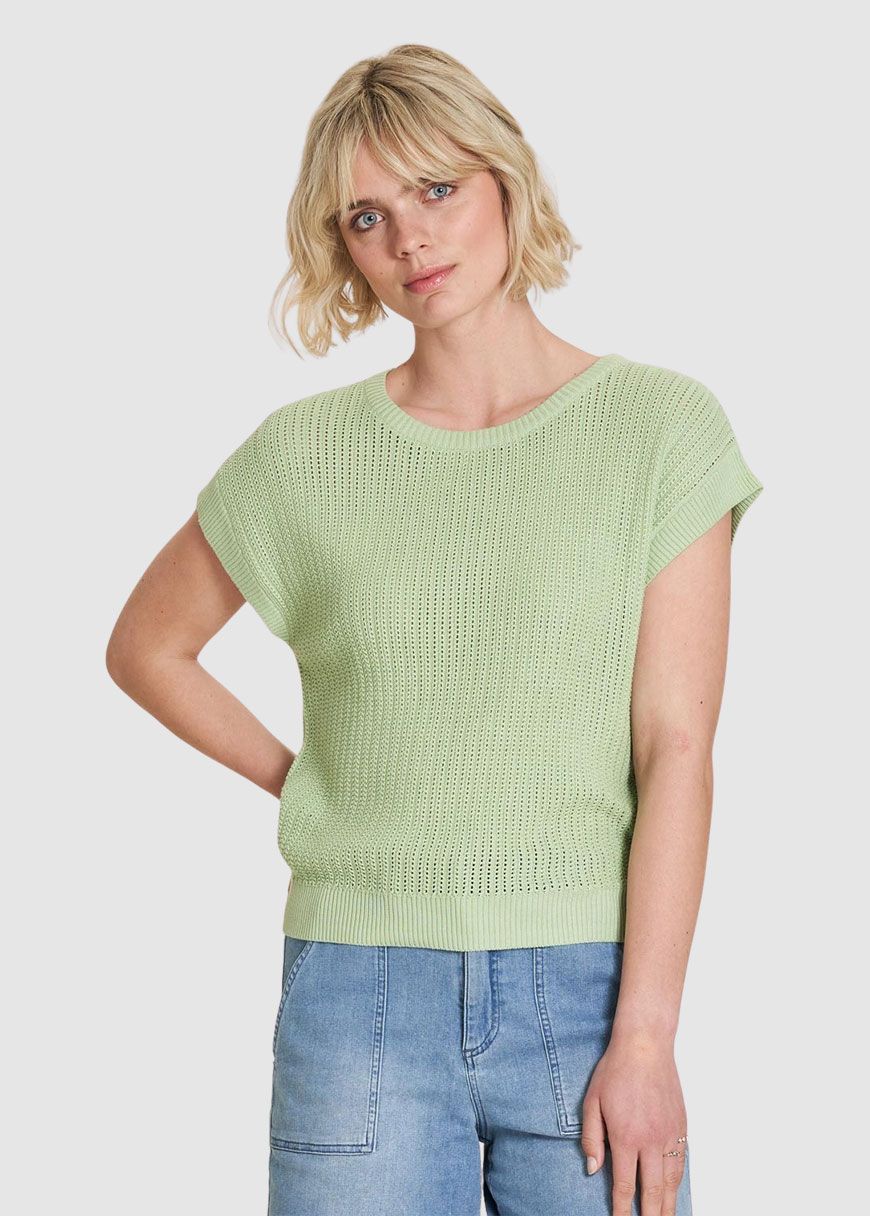 Lockeres Strick-Shirt Lockeres Strick-Shirt