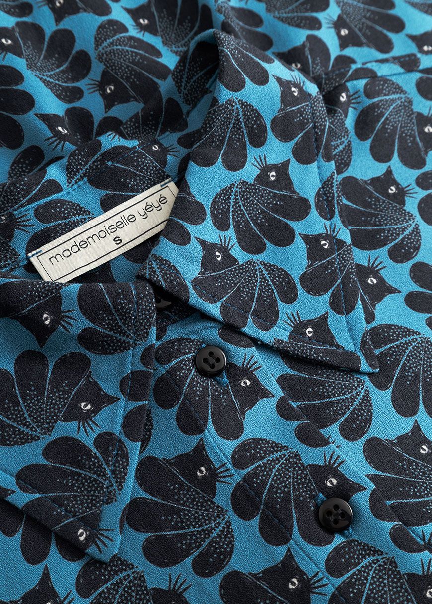 mademoiselle_yeye_what_the_fleur_blouse_AW_25_YEYE_52225_A_Petrol_4_b02e548c91 What The Fleur Blouse