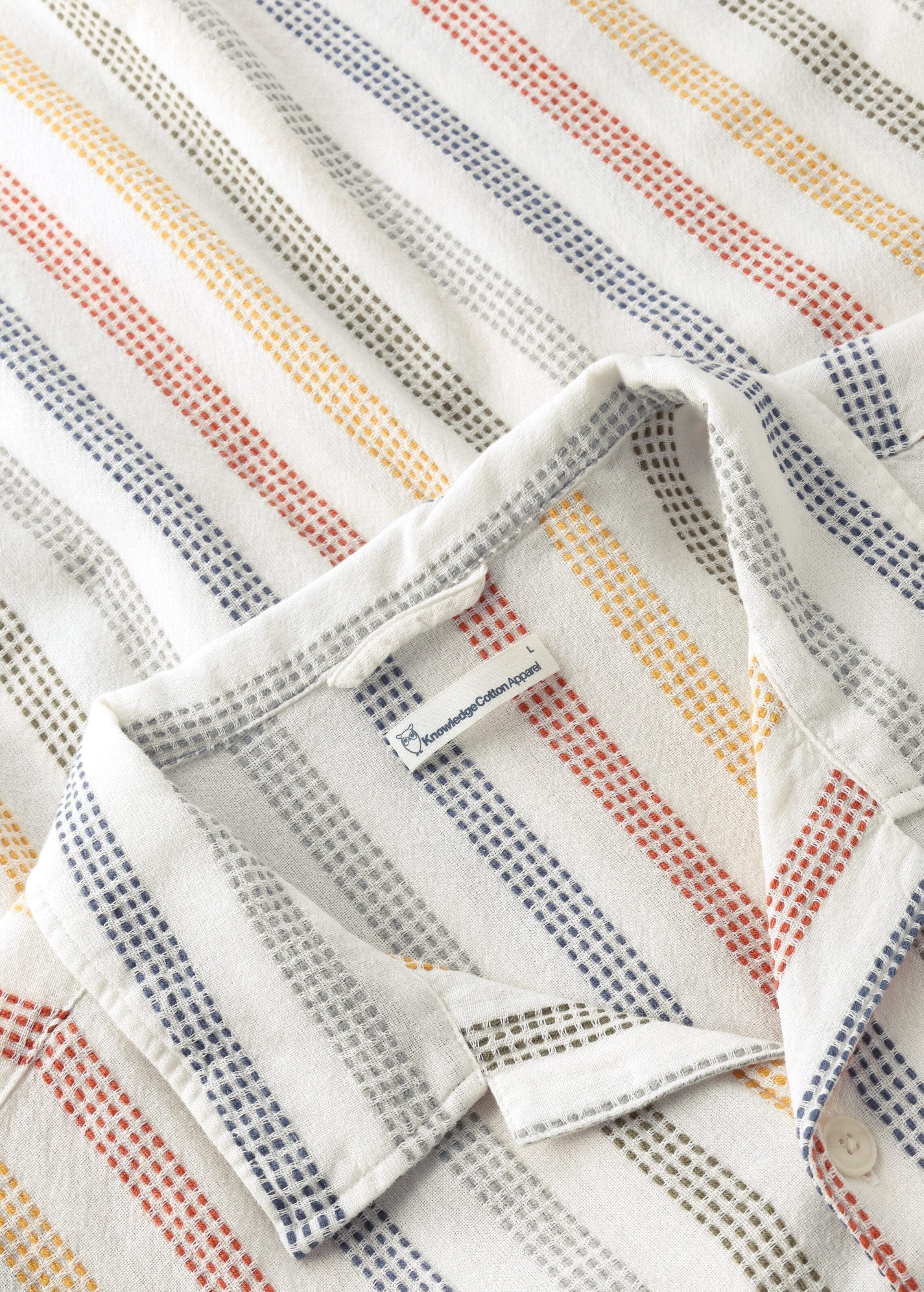 Relaxed Stripe Short Sleeve Shirt Multi Color Stripe