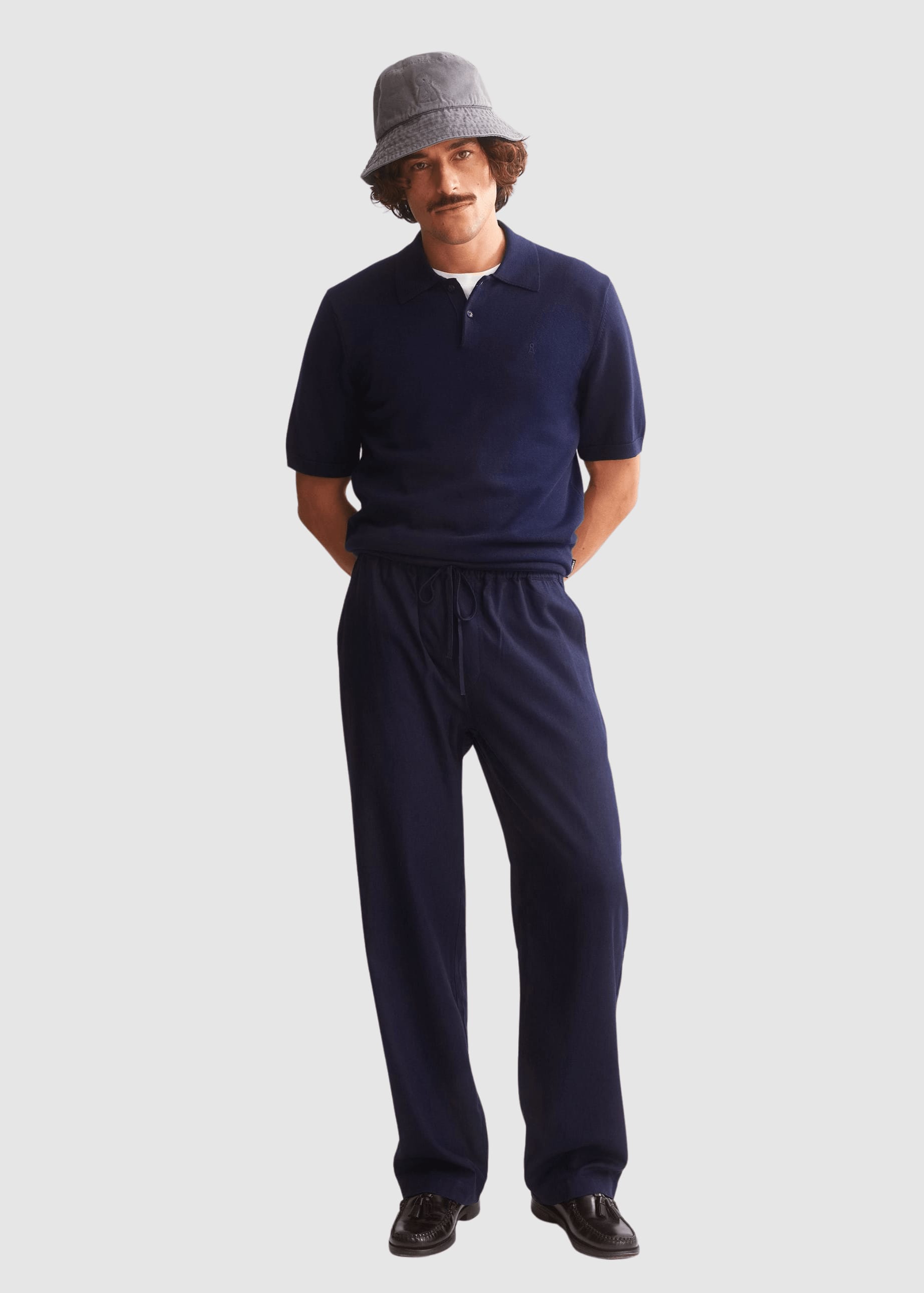 Lukaa Lino Pant Tinted Navy Lukaa Lino Pant Tinted Navy