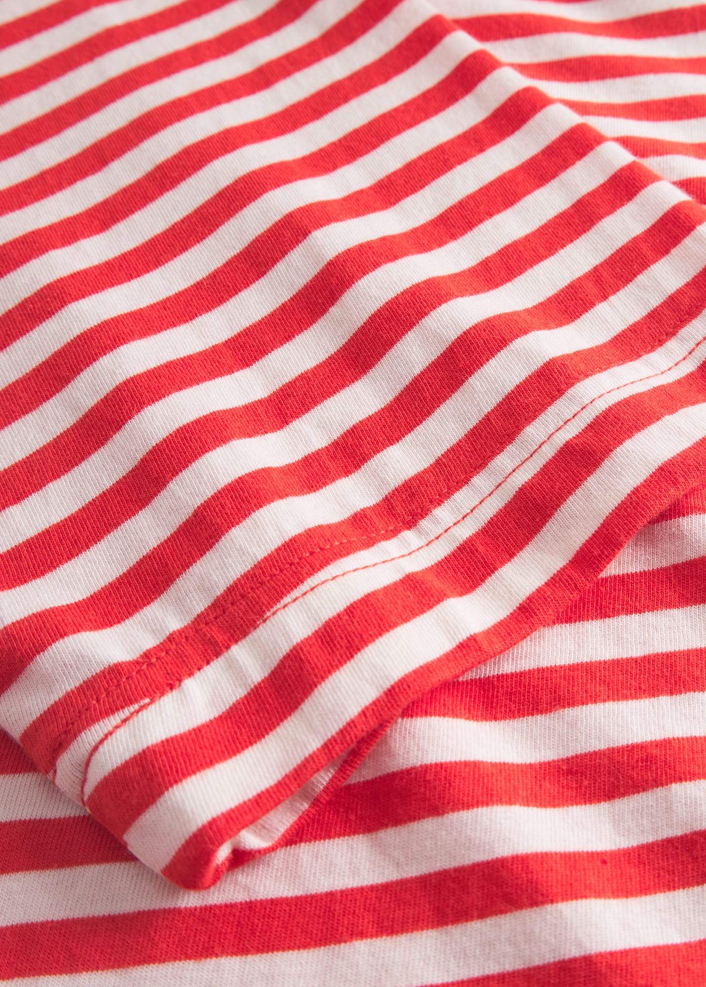 T-Shirt Vadstena Stripes Grenadine Red