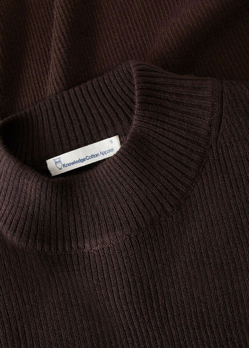 knowledge_cotton_apparel_merino_wool_rib_knit_AW_25_KCA_2080104_1487_Chocolate_Torte_5_642a12fed3 Merino Wool Rib Knit